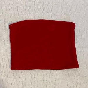Hollister tube top red xs